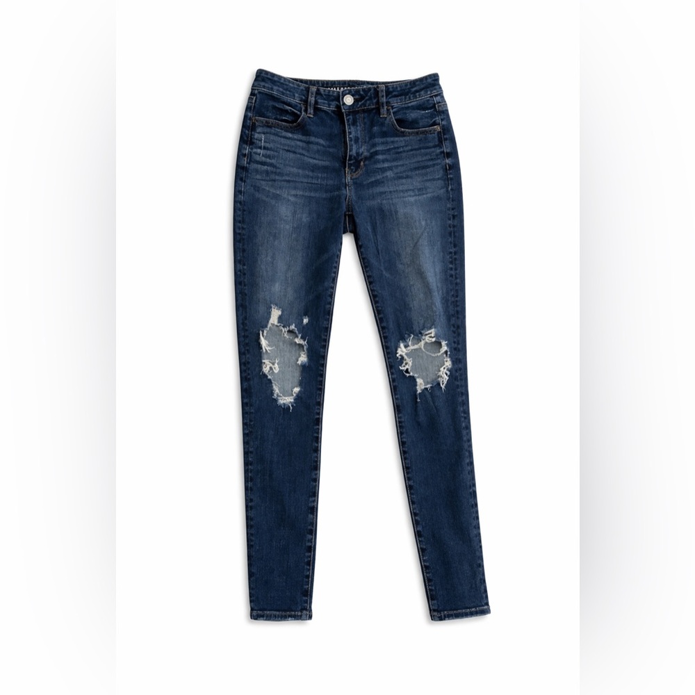 Dark Wash High-Rise AE Jeggings